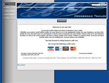 Tablet Screenshot of crossroadtrailer.ipower.com