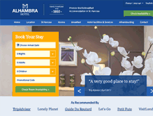 Tablet Screenshot of alhambrahotel.ipower.com