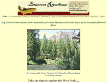 Tablet Screenshot of bitterrootriverhouse.ipower.com