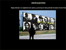 Tablet Screenshot of musicaypoemas.ipower.com