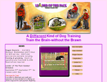 Tablet Screenshot of leaderofthepackcanine.ipower.com