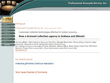 Tablet Screenshot of professionalaccounts.ipower.com