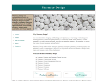 Tablet Screenshot of pharmacydesign.ipower.com