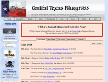 Tablet Screenshot of centraltexasbluegrass.ipower.com