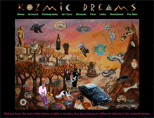 Tablet Screenshot of kozmicdreams.ipower.com