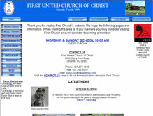 Tablet Screenshot of firstucc.ipower.com