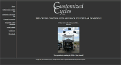 Desktop Screenshot of customizedcycles.ipower.com