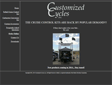 Tablet Screenshot of customizedcycles.ipower.com