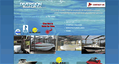 Desktop Screenshot of diversionboatliftco.ipower.com