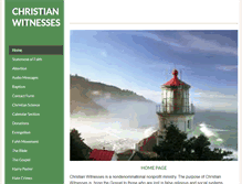 Tablet Screenshot of christianwitnesses.ipower.com