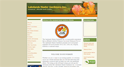 Desktop Screenshot of lakelandsmastergardener.ipower.com